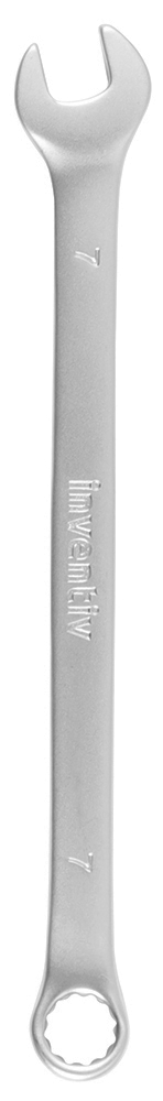 Clé mixte 7mm chrome vanadium - INVENTIV